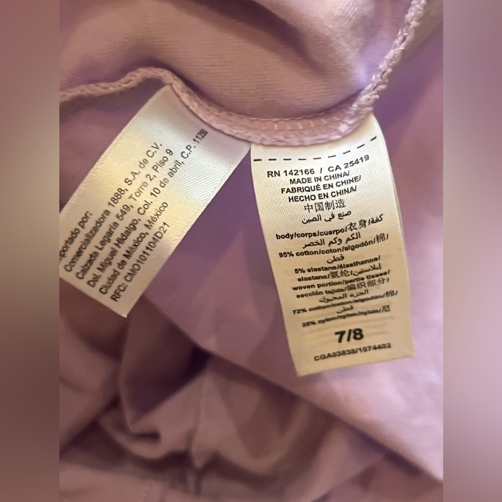 NEW / NWOT — Habitual Lavender Flutter/Ruffle Sleeve Tank top/sleeveless… - Picture 3 of 3